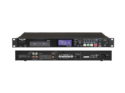 成都达斯冠 SS-R100 Tascam CF SD USB 会议室机架式固态录放机