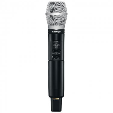 成都Shure SLXD2/SM86 舒尔手持无线话筒发射机 数字无线麦克风话筒