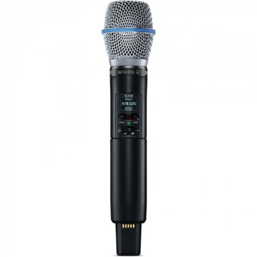 成都Shure SLXD2/BETA87A 舒尔手持无线话筒发射机 数字无线话筒麦克风