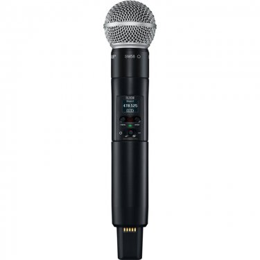 成都Shure SLXD2/SM58 舒尔无线手持话筒发射机 数字无线话筒麦克风