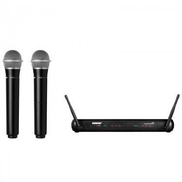 成都Shure SVX288/PG28 舒尔双手持无线话筒 KTV专用话筒