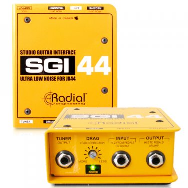 成都Radial,SGI 44,现场吉他远程传输DI直插盒,吉他信号扩展器,录音室吉他接口,吉他D