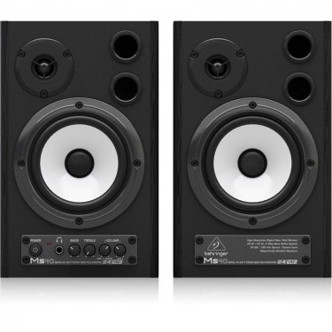 成都百灵达 Behringer MS40 有源音箱 4寸有源监听扬声器 录音室音箱 多媒体音箱