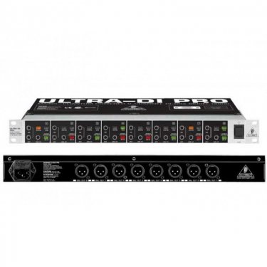 成都百灵达 Behringer DI800 V2 八路DI盒 线路型号DI盒 非平衡信号转平衡信号 多功能ID盒