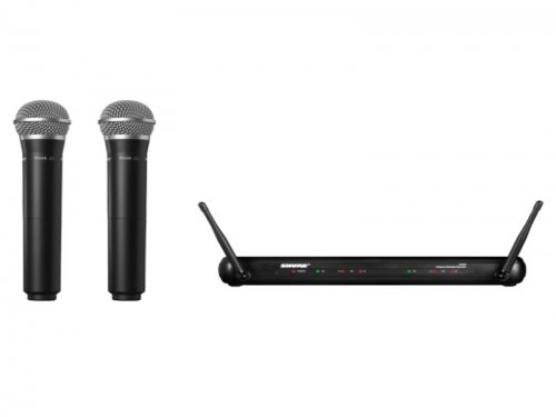 成都Shure 舒尔 SVX288/PG28 双人声手持一拖二无线话筒