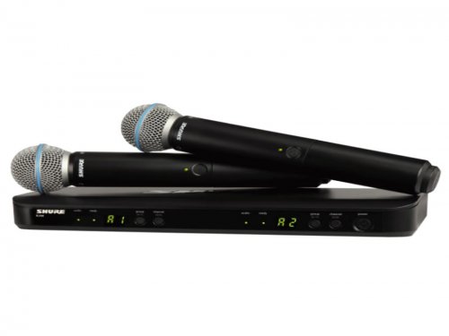 成都Shure麦克风 舒尔麦克风 BLX288/B58 一拖二手持无线麦克风 